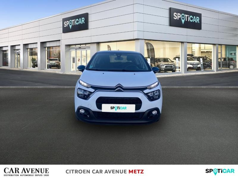 Occasion CITROEN C3 1.5 BlueHDi 100ch S&S Shine Business E6.d 2021 Blanc Banquise (O) - Bleu Emeraude 11980 € à Metz