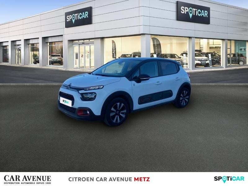 Occasion CITROEN C3 1.2 PureTech 83ch S&S C-Series 123g 2020 Blanc Banquise (O) - Noir Onyx 10989 € à Metz