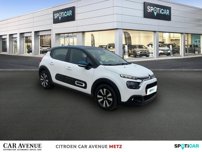 Used CITROEN C3 1.5 BlueHDi 100ch S&S Shine Business E6.d 2021 Blanc Banquise (O) - Bleu Emeraude € 12990 in Metz