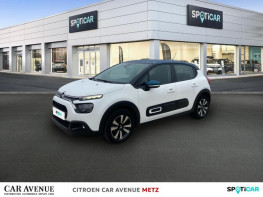 Occasion CITROEN C3 1.5 BlueHDi 100ch S&S Shine Business E6.d 2021 Blanc Banquise (O) - Bleu Emeraude 12490 € à Metz