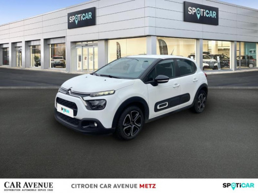 Occasion CITROEN C3 1.2 PureTech 83ch S&S Feel Pack 2022 Blanc Banquise (O) 11 489 € à Metz