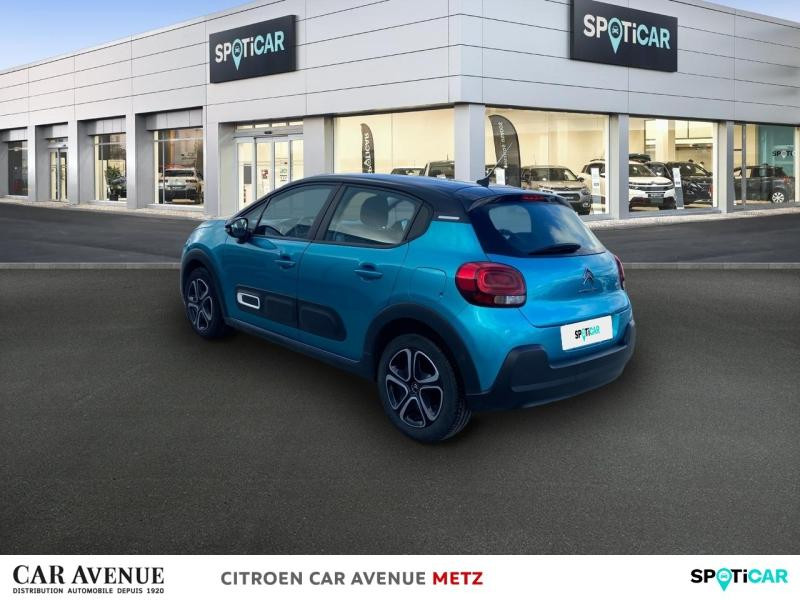 Used CITROEN C3 1.2 PureTech 83ch S&S Feel Pack 2022 Spring Blue (M) - Noir Onyx € 11980 in Metz