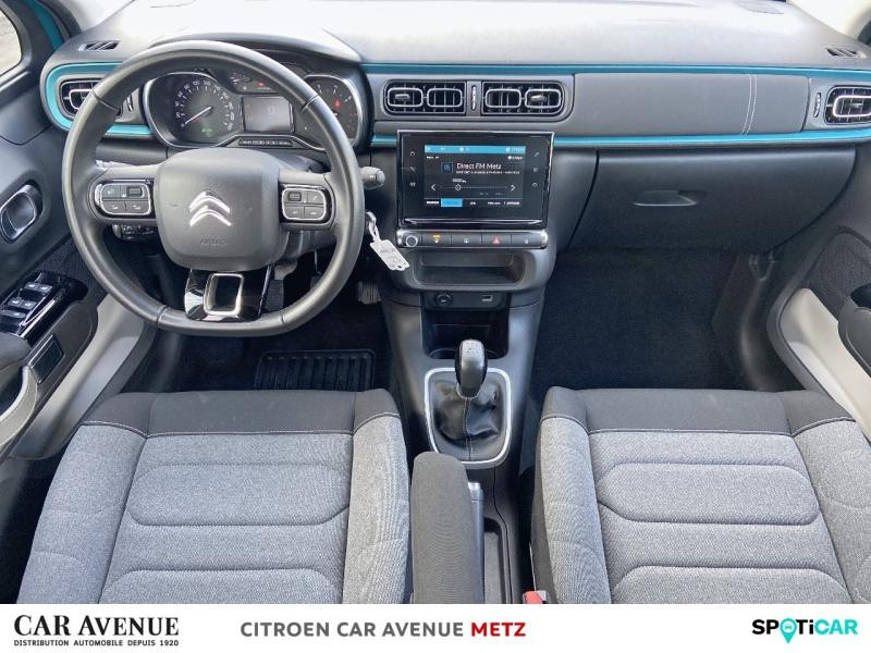 Used CITROEN C3 1.2 PureTech 83ch S&S Feel Pack 2022 Spring Blue (M) - Noir Onyx € 11980 in Metz