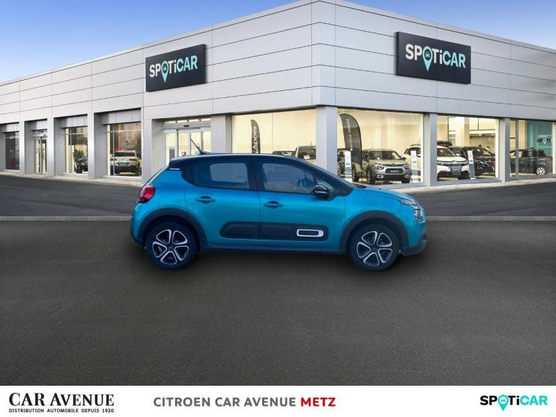 Used CITROEN C3 1.2 PureTech 83ch S&S Feel Pack 2022 Spring Blue (M) - Noir Onyx € 11980 in Metz