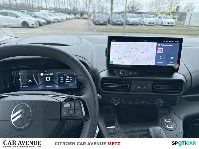 Occasion CITROEN Berlingo Van M 650kg BlueHDi 100ch S&S Pack Premium Connect 2024 Blanc Icy 23920 € à Metz