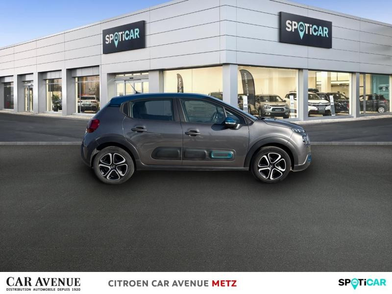 Occasion CITROEN C3 1.2 PureTech 83ch S&S Feel Pack 2022 Gris Platinium (M) - Bleu Emeraude 11890 € à Metz