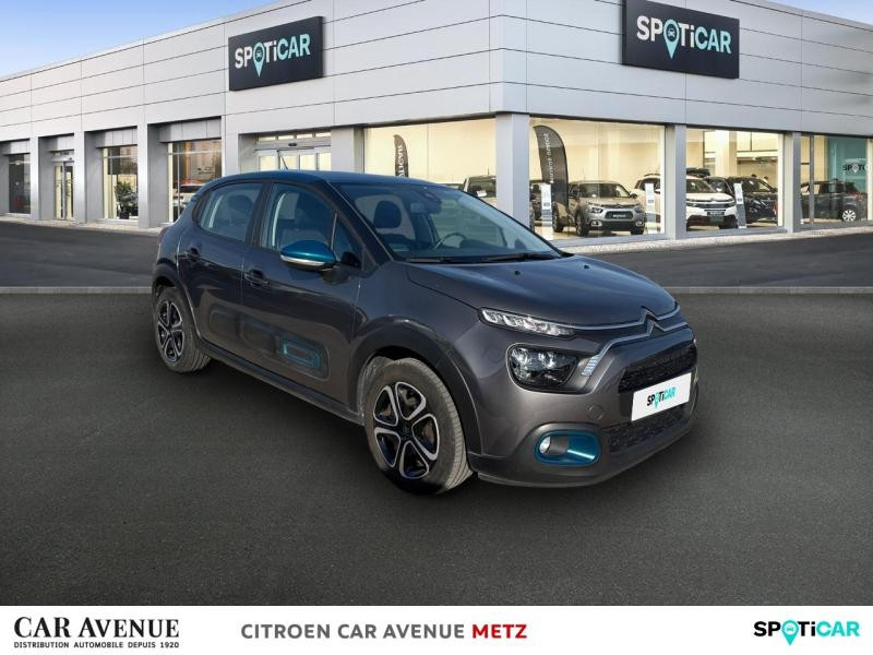 Occasion CITROEN C3 1.2 PureTech 83ch S&S Feel Pack 2022 Gris Platinium (M) - Bleu Emeraude 11890 € à Metz