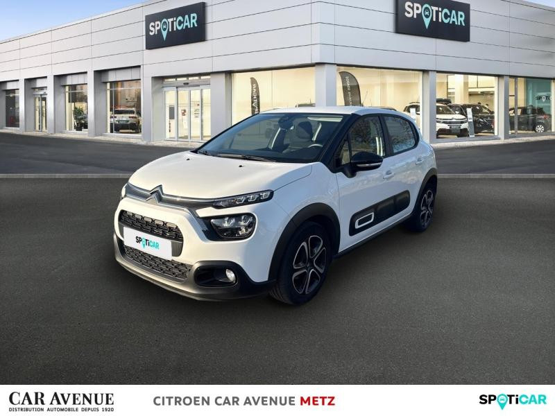 Occasion CITROEN C3 1.2 PureTech 83ch S&S Feel Pack 2022 Blanc Banquise (O) 11589 € à Metz