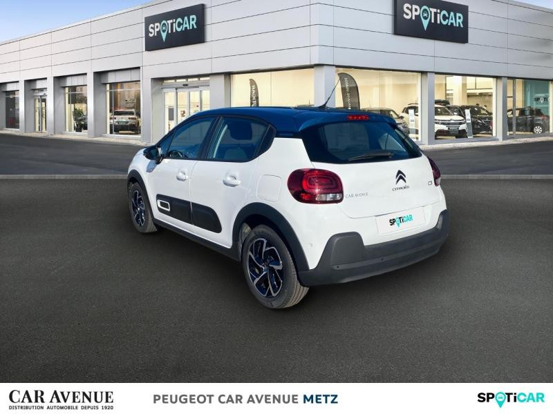 Occasion CITROEN C3 1.5 BlueHDi 100ch S&S Shine Business E6.d 2021 Blanc Banquise (O) - Bleu Emeraude 12490 € à Metz