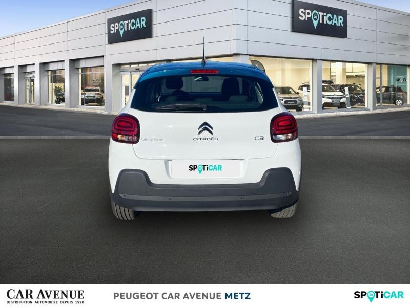 Occasion CITROEN C3 1.5 BlueHDi 100ch S&S Shine Business E6.d 2021 Blanc Banquise (O) - Bleu Emeraude 12490 € à Metz