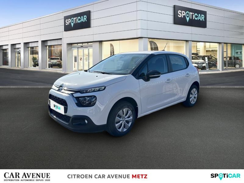 Occasion CITROEN C3 1.5 BlueHDi 100ch S&S Feel Business E6.d 2021 Blanc Banquise (O) 12590 € à Metz