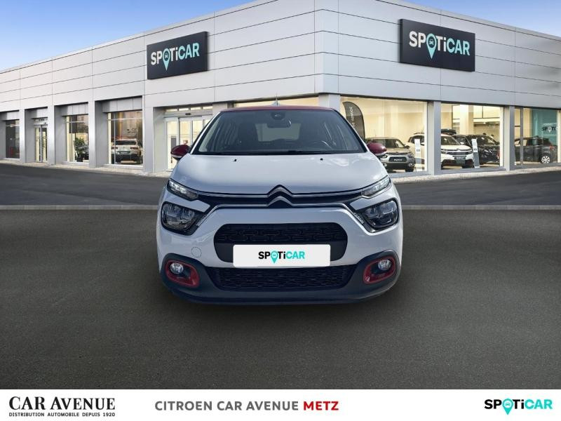 Occasion CITROEN C3 1.5 BlueHDi 100ch S&S Shine Business E6.d 2021 Blanc Banquise (O) - Rouge Aden 12790 € à Metz