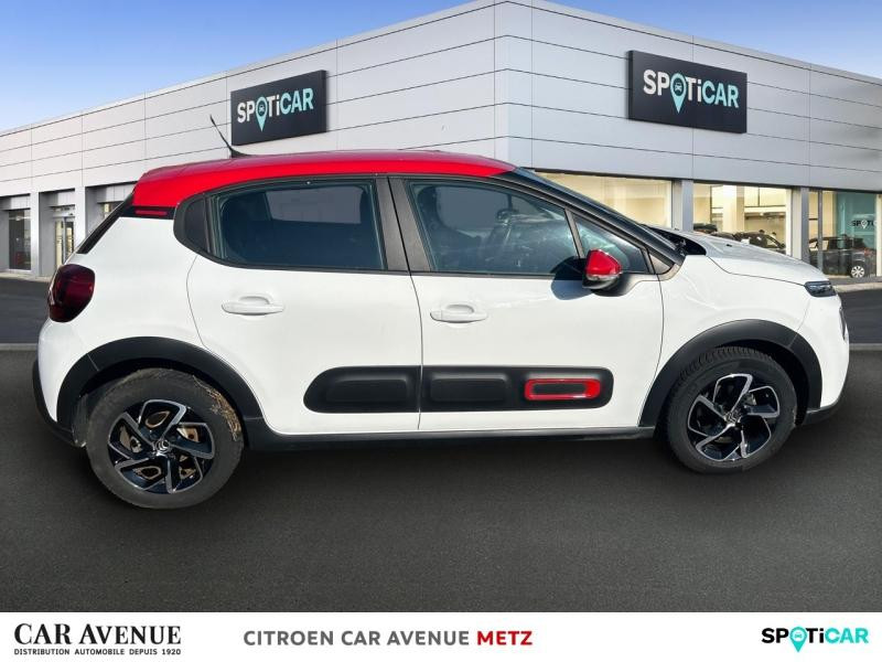 Occasion CITROEN C3 1.5 BlueHDi 100ch S&S Shine Business E6.d 2021 Blanc Banquise (O) - Rouge Aden 11890 € à Metz