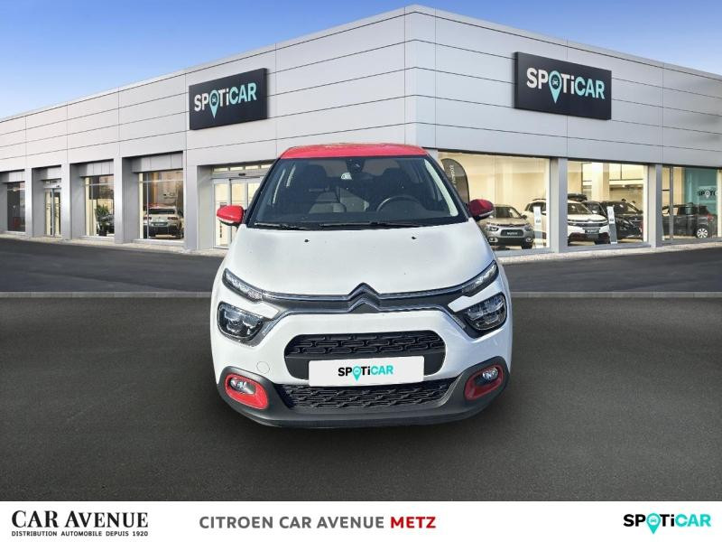 Occasion CITROEN C3 1.5 BlueHDi 100ch S&S Shine Business E6.d 2021 Blanc Banquise (O) - Rouge Aden 11890 € à Metz