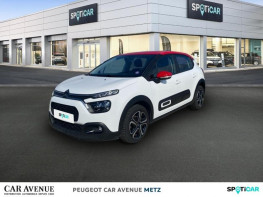Occasion CITROEN C3 1.2 PureTech 110ch S&S Shine Business EAT6 132-133g 2021 Blanc Banquise (O) - Rouge Aden 14489 € à Metz