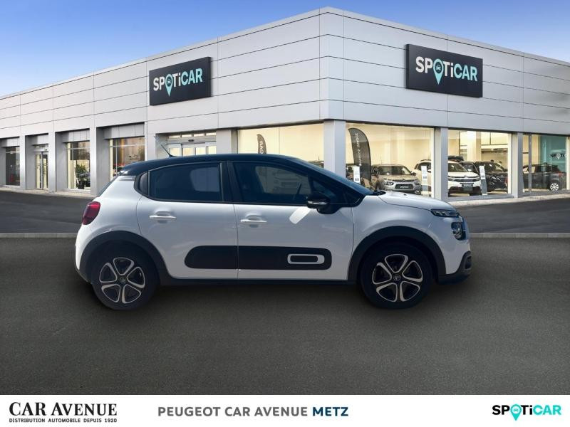 Used CITROEN C3 1.2 PureTech 83ch S&S Feel Pack 2021 Blanc Banquise (O) - Noir Onyx € 10990 in Metz