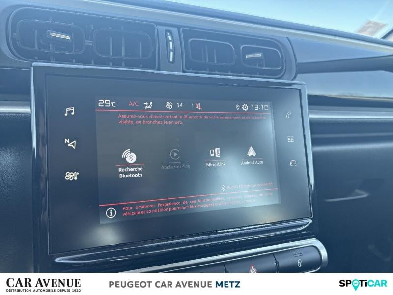 Used CITROEN C3 1.2 PureTech 83ch S&S Feel Pack 2021 Blanc Banquise (O) - Noir Onyx € 10990 in Metz