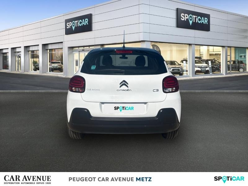 Used CITROEN C3 1.2 PureTech 83ch S&S Feel Pack 2021 Blanc Banquise (O) - Noir Onyx € 10990 in Metz