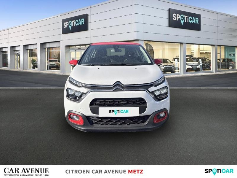 Occasion CITROEN C3 1.5 BlueHDi 100ch S&S Shine Business E6.d 2021 Blanc Banquise (O) - Rouge Aden 12490 € à Metz