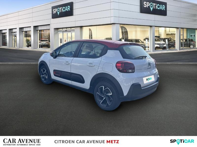 Occasion CITROEN C3 1.5 BlueHDi 100ch S&S Shine Business E6.d 2021 Blanc Banquise (O) - Rouge Aden 12490 € à Metz