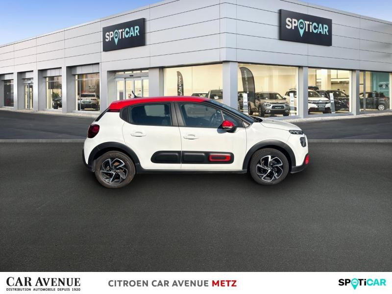 Occasion CITROEN C3 1.5 BlueHDi 100ch S&S Shine Business E6.d 2021 Blanc Banquise (O) - Rouge Aden 12490 € à Metz