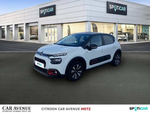 Used CITROEN C3 1.2 PureTech 83ch S&S C-Series 123g 2020 Blanc Banquise (O) - Noir Onyx € 9,989 in Metz