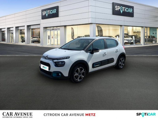 Occasion CITROEN C3 1.2 PureTech 83ch S&S Feel Pack 2021 Blanc Banquise (O) 10 990 € à Metz