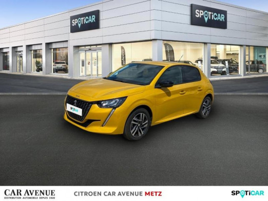 Occasion PEUGEOT 208 1.5 BlueHDi 100ch S&S Allure 2021 Jaune 13 489 € à Metz