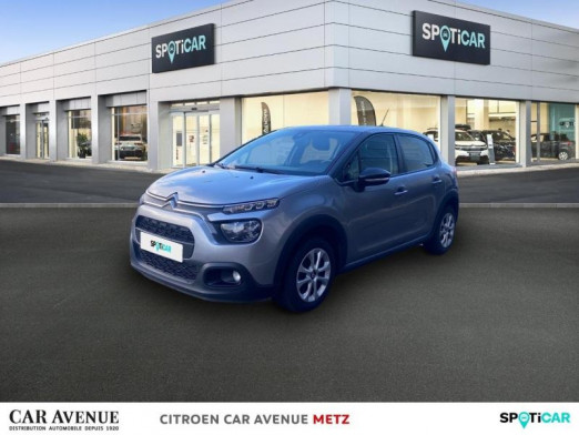 Occasion CITROEN C3 1.5 BlueHDi 100ch S&S Feel Business E6.d 2021 Gris Acier (M) 12 489 € à Metz