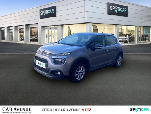 Occasion CITROEN C3 1.5 BlueHDi 100ch S&S Feel Business 2021 Gris Acier (M) 11 290 € à Metz
