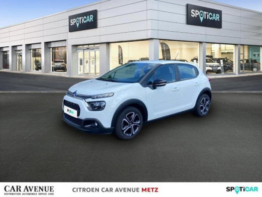 Occasion CITROEN C3 1.2 PureTech 110ch S&S Feel Pack 124g 2021 Blanc Banquise (O) 10 340 € à Metz