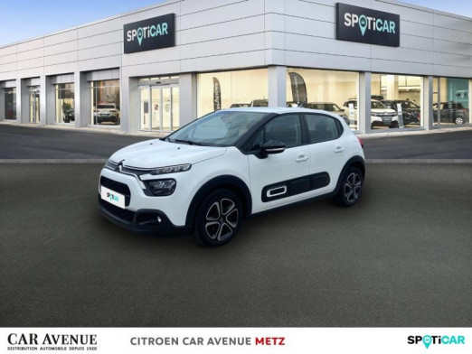 Occasion CITROEN C3 1.2 PureTech 110ch S&S Feel Pack 124g 2021 Blanc Banquise (O) 10 190 € à Metz