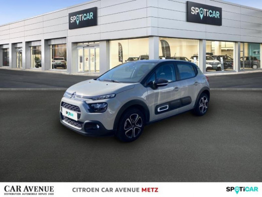 Occasion CITROEN C3 1.2 PureTech 83ch S&S Feel Pack 2021 Sable (N) - Noir Onyx 9 890 € à Metz