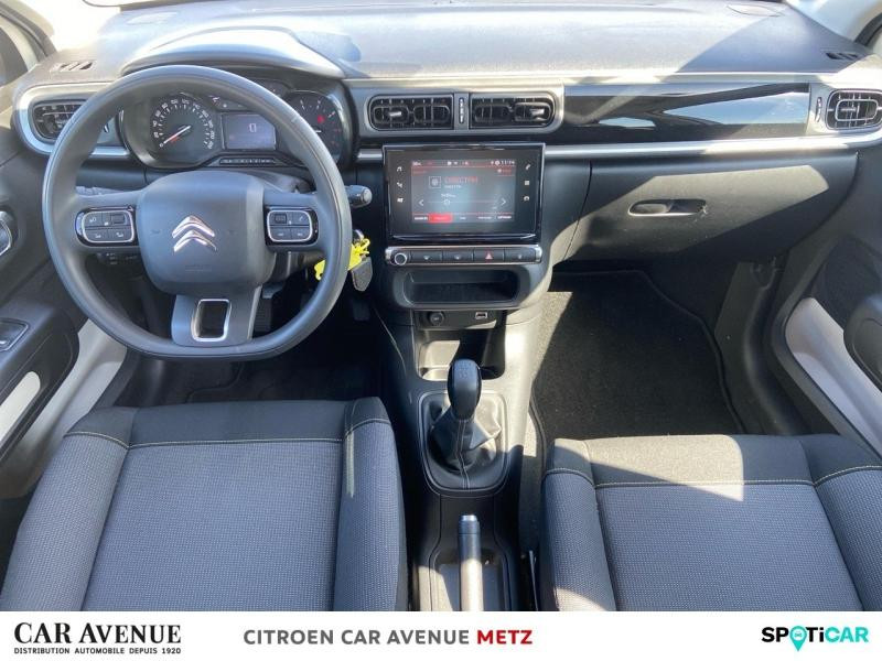 Occasion CITROEN C3 1.2 PureTech 83ch S&S Feel Pack 2021 Blanc Banquise (O) - Noir Onyx 10090 € à Metz