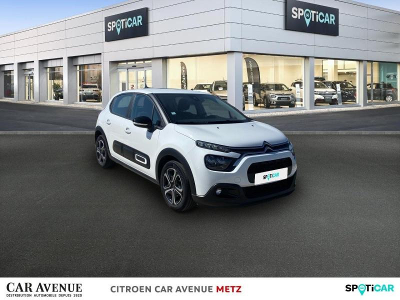 Occasion CITROEN C3 1.2 PureTech 110ch S&S Feel Pack 124g 2021 Blanc Banquise (O) 10290 € à Metz