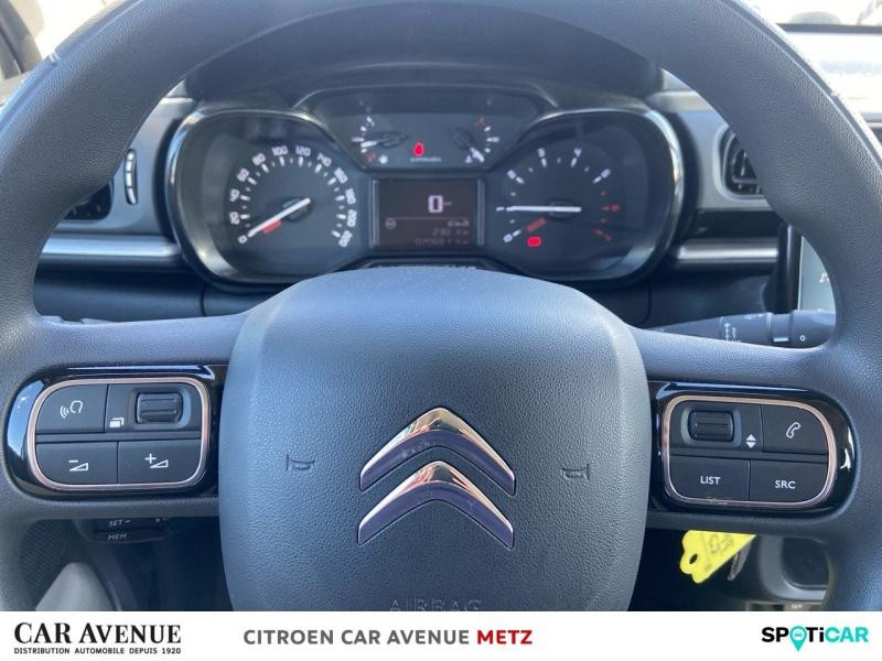 Occasion CITROEN C3 1.2 PureTech 83ch S&S Feel Pack 2021 Blanc Banquise (O) - Noir Onyx 10090 € à Metz