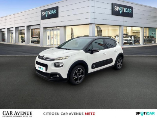 Used CITROEN C3 1.2 PureTech 110ch S&S Shine EAT6 137g 2020 Blanc Banquise (O) - Noir Onyx € 13,490 in Metz