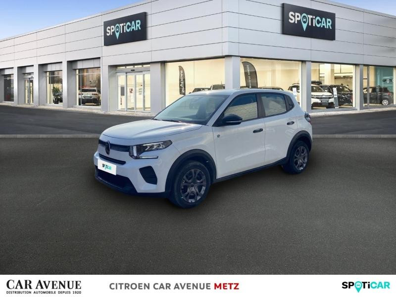 Occasion CITROEN C3 Electrique 113ch, autonomie confort, YOU 2024 Blanc Banquise (O) 18490 € à Metz