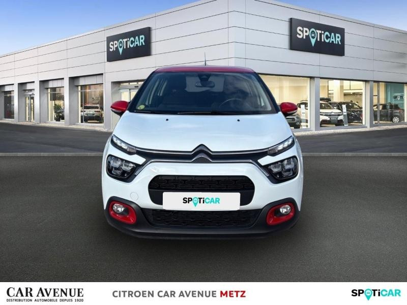 Occasion CITROEN C3 1.5 BlueHDi 100ch S&S Shine Business E6.d 2022 Blanc Banquise (O) - Rouge Aden 12790 € à Metz