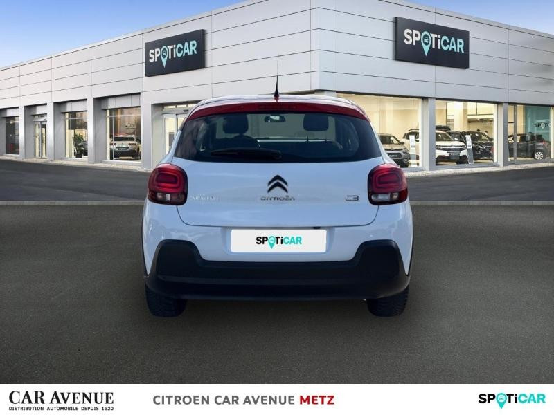 Occasion CITROEN C3 1.5 BlueHDi 100ch S&S Shine Business E6.d 2022 Blanc Banquise (O) - Rouge Aden 12790 € à Metz