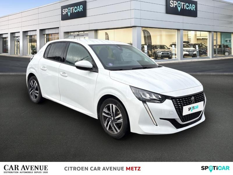 Occasion PEUGEOT 208 1.2 PureTech 100ch S&S Allure 118g 2021 Blanc Banquise (O) 13240 € à Metz