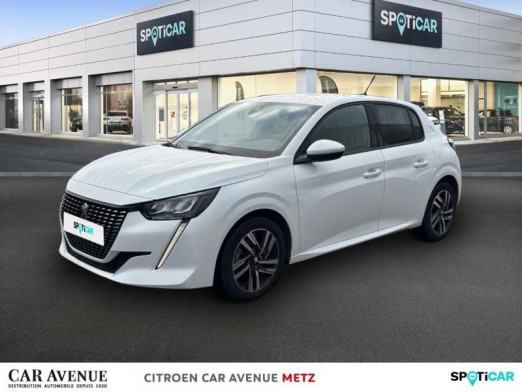 Occasion PEUGEOT 208 1.2 PureTech 100ch S&S Allure 118g 2021 Blanc Banquise (O) 13 240 € à Metz