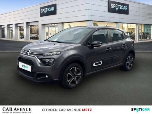 Occasion CITROEN C3 1.5 BlueHDi 100ch S&S Shine Business E6.d 2022 Gris Platinium (M) - Noir Onyx 13 190 € à Metz