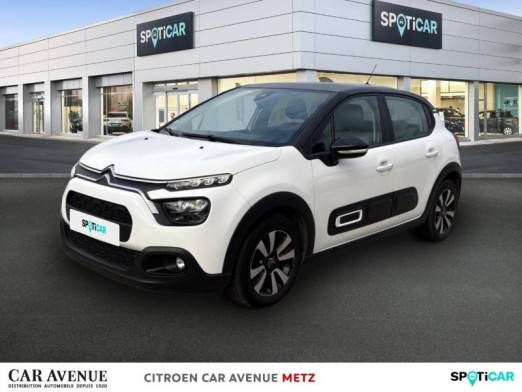 Occasion CITROEN C3 1.2 PureTech 83ch S&S Shine 2021 Blanc Banquise (O) 11 190 € à Metz