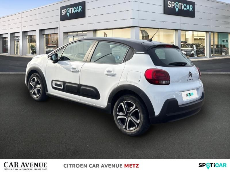 Occasion CITROEN C3 1.2 PureTech 83ch S&S Feel Pack 2021 Blanc Banquise (O) - Noir Onyx 9540 € à Metz