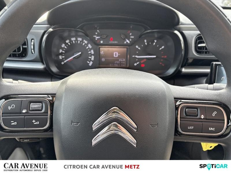 Occasion CITROEN C3 1.2 PureTech 83ch S&S Feel Pack 2021 Blanc Banquise (O) - Noir Onyx 9540 € à Metz