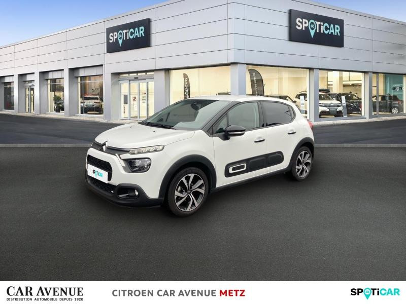 Occasion CITROEN C3 1.2 PureTech 110ch S&S Shine Pack 121-122g 2022 Blanc Banquise (O) 11448 € à Metz