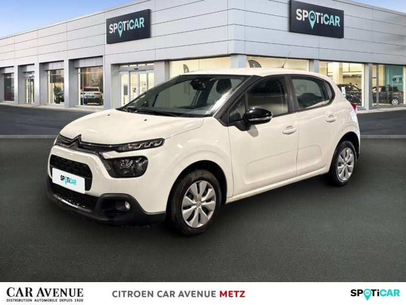 Occasion CITROEN C3 1.5 BlueHDi 100ch S&S Feel Business E6.d 2021 Blanc banquise 12790 € à Metz