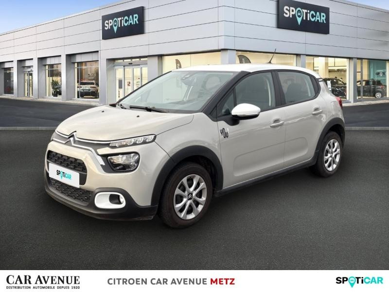 Occasion CITROEN C3 1.2 PureTech 83ch S&S YOU! 2021 Sable (N) - Blanc Opale 10990 € à Metz
