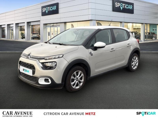 Occasion CITROEN C3 1.2 PureTech 83ch S&S YOU! 2021 Sable (N) - Blanc Opale 10 990 € à Metz